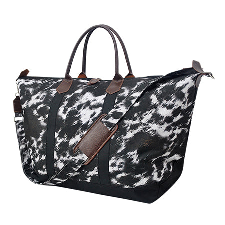  YongColer Modern Cow Print Tote Bag, Big Purse