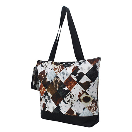 Low-Cost Wholesale Deja Moo Print NGIL Canvas Tote Bag In Bulk |  MommyWholesale.com